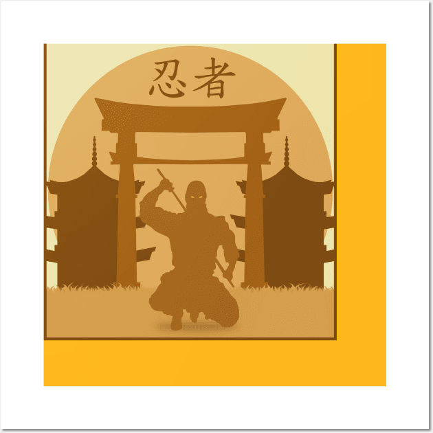 Shinobi - Light Wall Art by luban